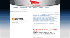 Desktop Screenshot of cretors.com